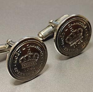 Moet & Chandon Sterling Silver Cufflinks Made In  France